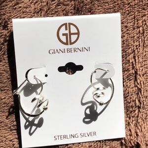 Giani Bernini Sterling Silver spiral earrings
